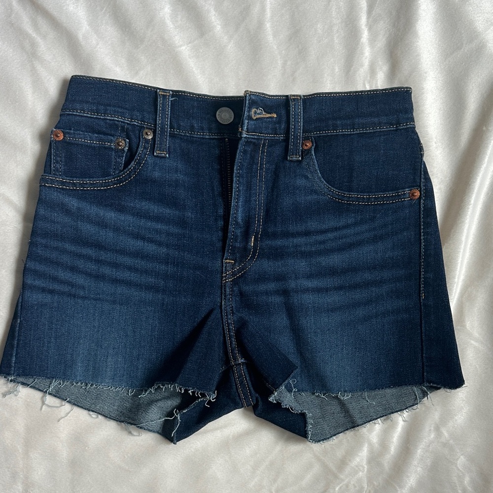 Levi's Dark Blue Jean Shorts